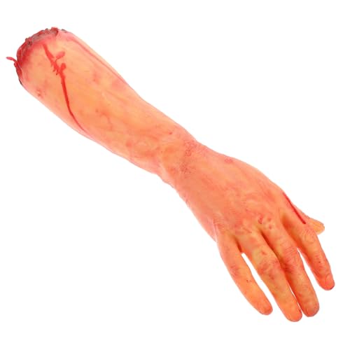 LOPUNER Realistisches Halloween Deko Abgetrennter Arm Prop Leichtes Vinyl Material Große Gruselige Outdoor Dekoration für Halloween Party Effektvolles Horror Requisit von LOPUNER
