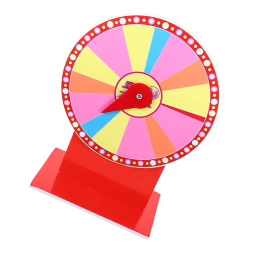 LOPUNER Rotierendes Spiel DIY Preisauslosung Spiel mit Farbigen Slots Leichtes PVC Metall Material Wiederbeschreibbares Party und Event Zubehör für Familie Bar Geburtstag und Hochzeit von LOPUNER
