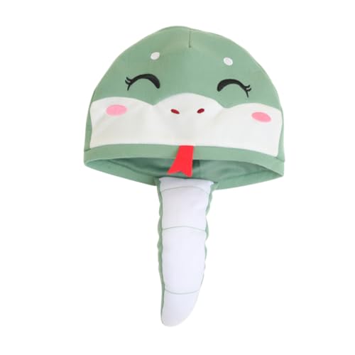 LOPUNER Schlangen Kopf Kostüm Hut Weicher Snake Hat für Cosplay und Halloween Tier Themen Parties Fotorequisiten und Theateraufführungen Bequeme und Auffällige Kopfbedeckung LOPUNER Schlangen Kopf Kostüm Hut Weicher Snake Hat für Cosplay und Halloween Tier Themen Parties Fotorequisiten und Theateraufführungen Bequeme und Auffällige Kopfbedeckung von LOPUNER