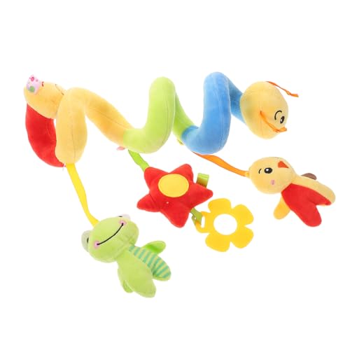 LOPUNER Spiral für Babybett Kuscheltier mit Verschiedenen Etiketten zur Sensorischen Stimulation für Kinderwagen Bett LOPUNER Spiral für Babybett Kuscheltier mit Verschiedenen Etiketten zur Sensorischen Stimulation für Kinderwagen Bett von LOPUNER
