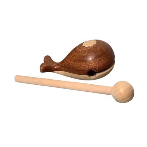 LOPUNER Tempelblock mit Schlägel im Niedlichen Wal Design Holz Schlaginstrument für Anfänger Dekoration und Musikinstrument Perfektes für Musikliebhaber LOPUNER Tempelblock mit Schlägel im Niedlichen Wal Design Holz Schlaginstrument für Anfänger Dekoration und Musikinstrument Perfektes für Musikliebhaber von LOPUNER