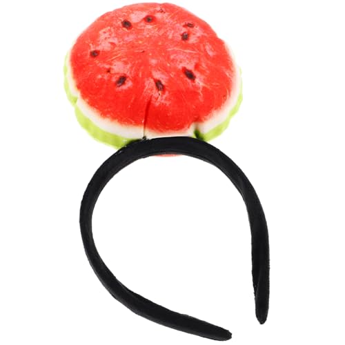 LOPUNER Wassermelonen Haarband Plüsch Frucht Haarschmuck für Frauen Mädchen Sommer Party Accessoire Niedliches Wassermelonen Stirnband für Spaß und Fashion LOPUNER Wassermelonen Haarband Plüsch Frucht Haarschmuck für Frauen Mädchen Sommer Party Accessoire Niedliches Wassermelonen Stirnband für Spaß und Fashion von LOPUNER