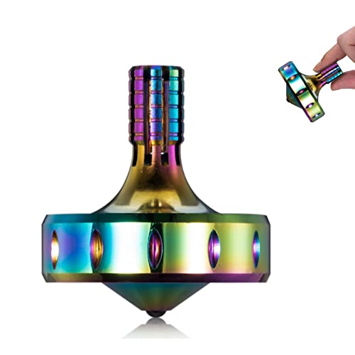 LOQATIDIS Präzisions kreisel aus Metall, perfekt ausbalanciert, sanfte Rotation, Lange Rotationszeit, leicht über 10 Minuten, tragbares EDC-Spielzeug Bunt S LOQATIDIS Präzisions kreisel aus Metall, perfekt ausbalanciert, sanfte Rotation, Lange Rotationszeit, leicht über 10 Minuten, tragbares EDC-Spielzeug Bunt S von LOQATIDIS