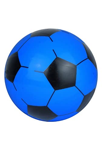 LORD C Kinder-Fußball, PVC, 20 cm/80 g, Spielzeug, Strand, Sport, Pool, leicht, aufblasbar, für drinnen und draußen, Spielplatz, Gartenspiele, Unisex, Weihnachts- und Geburtstagsgeschenk (blau) von LORD C