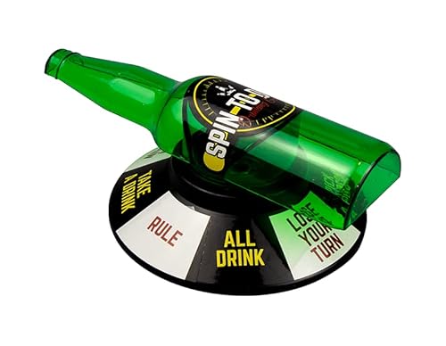Partyspiel Spin The Bottle Trinkspiel Flasche Drehen Unisex Indoor Junggesellenabschied Spiel Neuheit Geschenk für Weihnachten und alle Festivals für Geburtstage, Halloween, Weihnachtsfeier usw. von LORD C