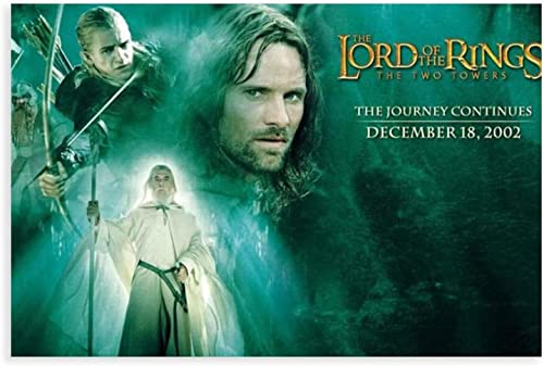 Puzzle 1000 Teile -Lord of The Rings Filmposter - Puzzle for Adults and Children from 14 Years Knobelspiele Puzzle in Panorama Format - der Herr der Ringe - 75x50cm von LORDOS