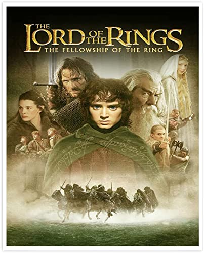 Puzzle 2000 Teile - Lord of The Rings Filmposter - 2000 Piece Puzzle for Adults and Children from 14 Years - der Herr der Ringe - Impossible Puzzle 100x70cm von LORDOS