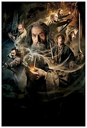 Puzzle 2000 Teile -Lord of The Rings Filmposter - Puzzle for Adults and Children from 14 Years Knobelspiele Puzzle in Panorama Format - der Herr der Ringe - 100x70cm von LORDOS