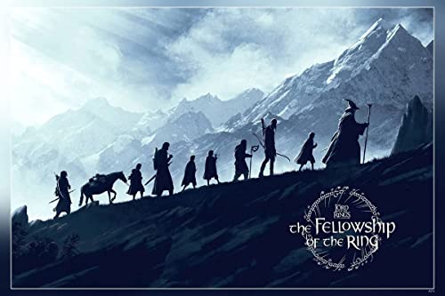 Puzzle 500 Teile - Lord of The Rings Filmposter - 500 Piece Puzzle for Adults and Children from 14 Years - der Herr der Ringe - Impossible Puzzle 52x38cm von LORDOS