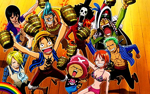 Puzzle 500 Teile - One Piece Anime Poster - Puzzle for Adults and Children from 14 Years Knobelspiele Puzzle in Panorama Format 52x38cm von LORDOS