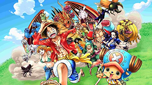 Puzzle 500 Teile - One Piece Anime Poster - Puzzle for Adults and Children from 14 Years Knobelspiele Puzzle in Panorama Format 52x38cm von LORDOS
