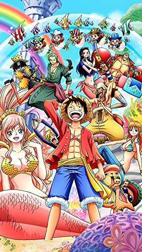 Puzzle 500 Teile -One Piece Manga Poster Set - Puzzle for Adults and Children from 14 Years Knobelspiele Puzzle in Panorama Format - One Piece Anime Poster - 52x38cm von LORDOS