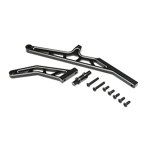 Chassis Brace Set Rear, Aluminum Black: DBXL-E 2.0 von LOSI