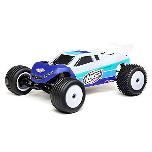 1/18 Mini-T 2.0 2WD Stadium Truck Brushless RTR, Blue von LOSI