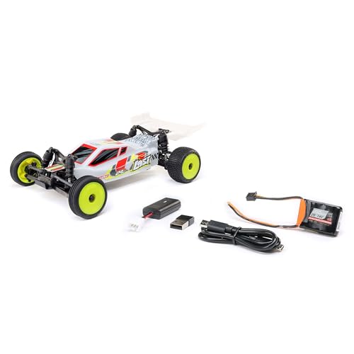 LOSI Micro-B 2WD Buggy, Heckantrieb, Öldruckfederbeine, Aluminium Chassis, inkl. Akku und Ladegerät von LOSI