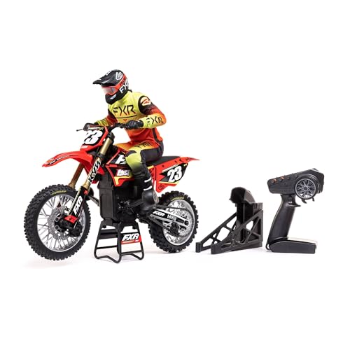 LOSI RC Promoto-MX 1/4 Motorcycle RTR (Battery and Charger Not Included), FXR, LOS06000T1, Red von LOSI
