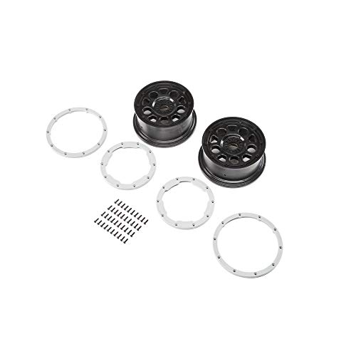 LOSI Wheel Black Beadlock Silver (2) DBXL-E von LOSI