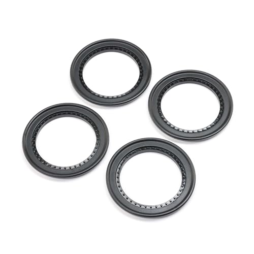 Snap-in Beadlock Rings, Black (4): LMT 2.0 von LOSI