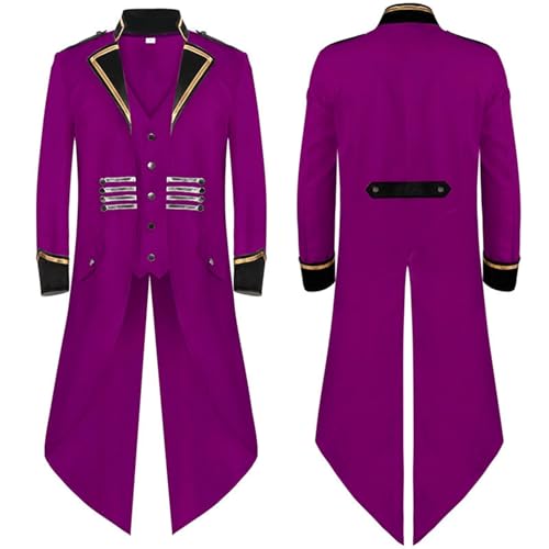 Steampunk Herren Jacke - Gothic Frack Herren Lang Grün Renaissance Gehrock Klassiker Viktorianische Hof Mantel Elegant Tuxedo Piraten Vampir Cosplay Performance-Kleidung Halloween Kostüm Steampunk Herren Jacke - Gothic Frack Herren Lang Grün Renaissance Gehrock Klassiker Viktorianische Hof Mantel Elegant Tuxedo Piraten Vampir Cosplay Performance-Kleidung Halloween Kostüm von LOSSLO