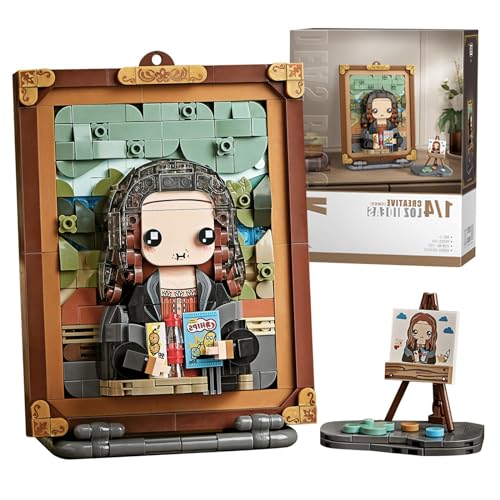 LOTOLO Niedlich 3D Malerei Modellsatz für Bausteine,Kreative Simulation Partikel Stereograph Sammlung BAU Ziegel Spielzeug,Home Decor (Mona Lisa) von LOTOLO