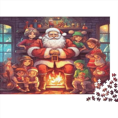 1000-teiliges Puzzle mit Weihnachtsmann, für Erwachsene, 1000 Teile (75 x 50 cm) von LOUSON