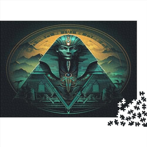 Ägyptischer Pharao Puzzles 300 Teile für Erwachsene Puzzles für Erwachsene 300 Teile Puzzle Lernspiele von LOUSON