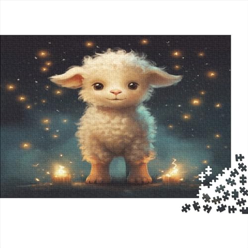 AI Design Puzzle für Erwachsene – 1000 Teile Cartoon Tiere Erwachsene und Kinder ab 14 Jahren – hochwertiges Puzzle 1000 Stück (75 x 50 cm) – aus Holz von LOUSON