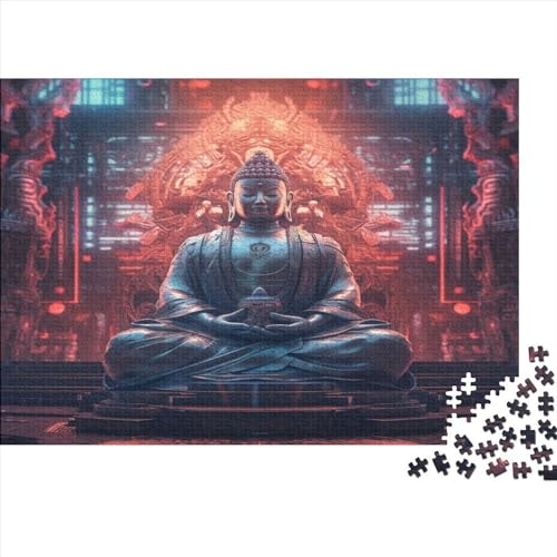 Buddha Puzzle für Erwachsene, 1000 Teile, 75 x 50 cm, 1000 Teile von LOUSON