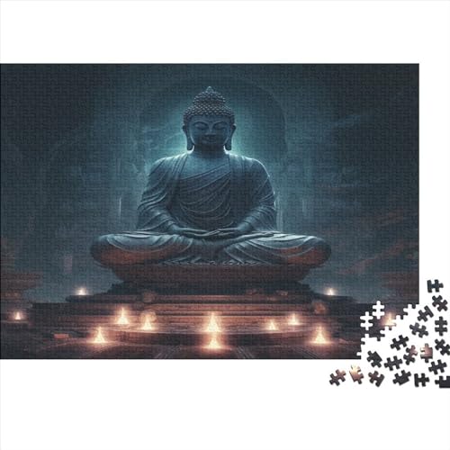 Buddha Puzzle für Erwachsene, 1000 Teile, 75 x 50 cm, 1000 Teile von LOUSON