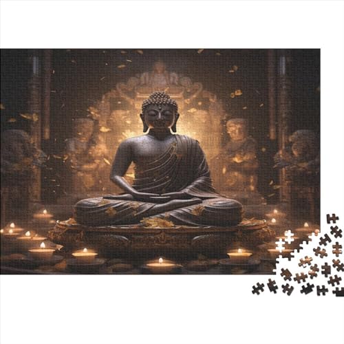 Buddha-Puzzles für Erwachsene, 500-teiliges Puzzle für Erwachsene, herausforderndes Spiel von LOUSON