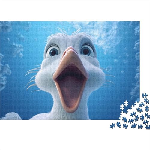 Cartoon Duck Jigsaw Puzzles 300 Teile für Erwachsene Jigsaw Puzzles für Erwachsene 300 Teile Puzzle Lernspiele Tier von LOUSON