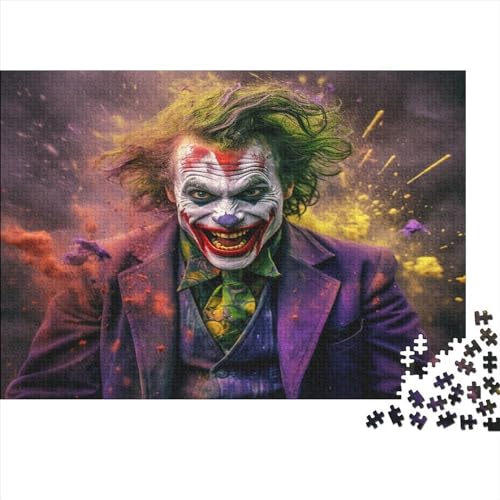 Crazy Joker Puzzles 300 Teile für Erwachsene Puzzle für Erwachsene 300 Teile Holzpuzzle Lernspiele Bunt von LOUSON