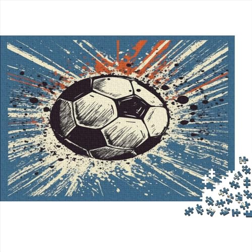 Fußball-Puzzles für Erwachsene, 300 Teile, 40 x 28 cm, aus Holz von LOUSON