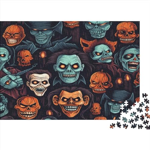 Halloween Elements Puzzle für Erwachsene, 1000 Teile, 75 x 50 cm, 1000 Teile von LOUSON