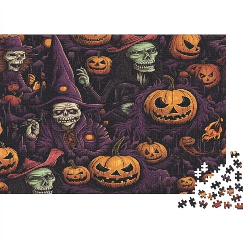 Halloween Elements Puzzle für Erwachsene, 1000 Teile, 75 x 50 cm, 1000 Teile von LOUSON