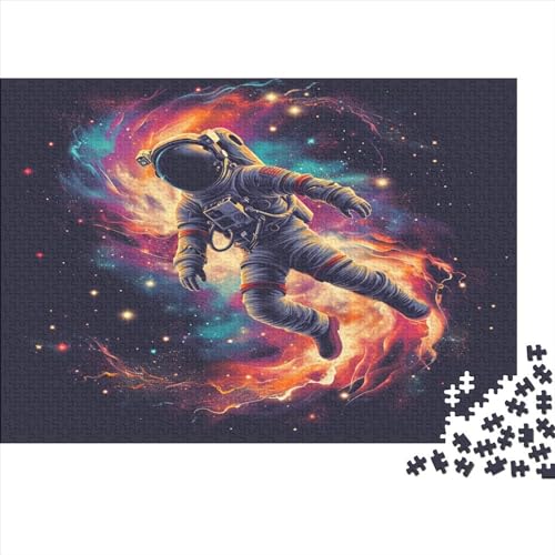 Hölzern Puzzle Astronautenraum 500 Piece Puzzle for Adults and Children Aged 14 and Over, Puzzle with 500pcs (52x38cm) von LOUSON