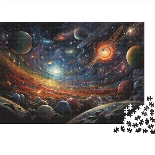 Planeten 1000 Teile Puzzle für Erwachsene, 300 Teile (40 x 28 cm) von LOUSON