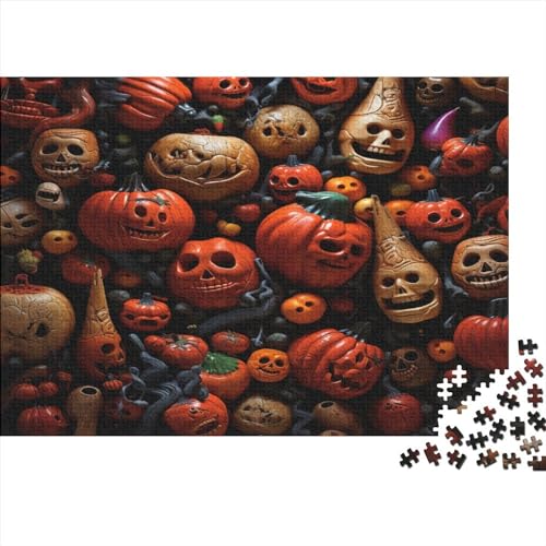 Puzzle 300 Teile für Erwachsene Puzzles für Erwachsene 300 Teile Puzzle Lernspiele - Halloween Elemente von LOUSON