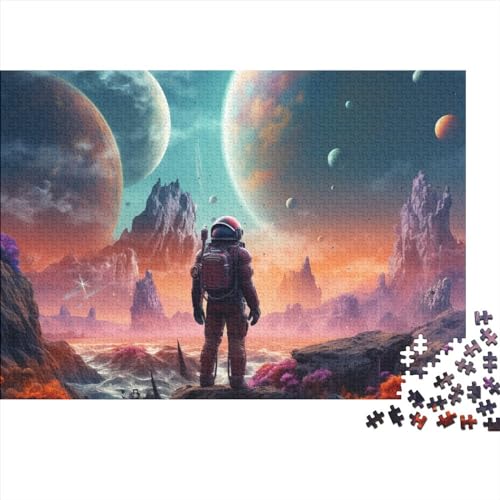 Puzzle für Erwachsene 1000 Teile Planet Puzzles für Erwachsene Familienspiele Weihnachten Geburtstagsgeschenke Astronaut von LOUSON