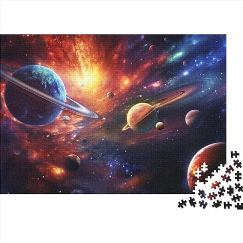 Puzzles für Erwachsene 1000 Teile Planeten Puzzle für Erwachsene Familienspiele Weihnachten Geburtstagsgeschenke Weltraum Motiv von LOUSON