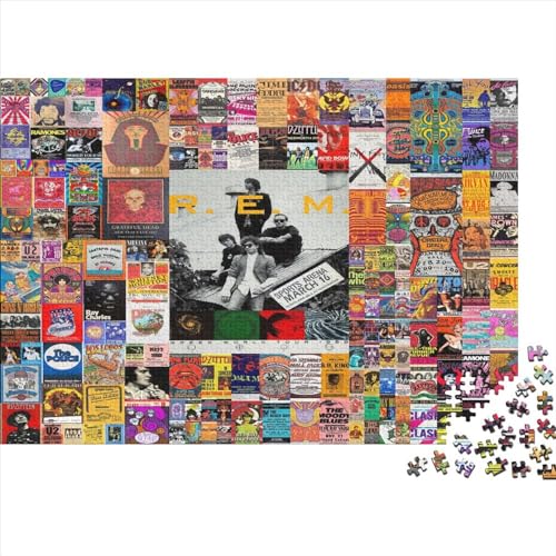 Retro Art 300-teiliges Puzzle für Erwachsene, 300 Teile (40 x 28 cm) von LOUSON