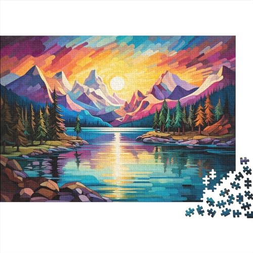 Spirit Island Kanada Puzzle für Erwachsene, 1000 Teile (75 x 50 cm) von LOUSON