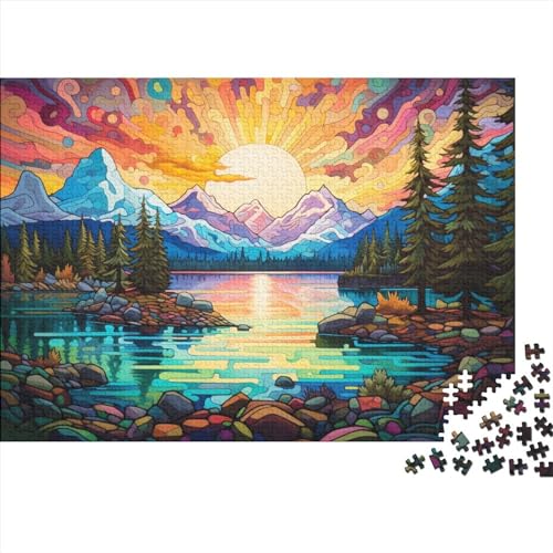 Spirit Island Kanada Puzzle für Erwachsene, 1000 Teile (75 x 50 cm) von LOUSON