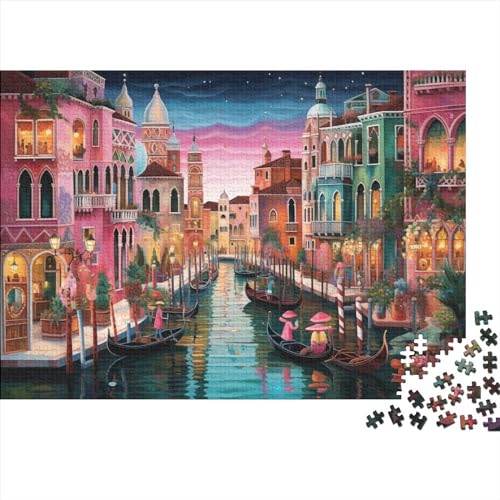 Venedig 500-teiliges Puzzle für Erwachsene, 500 Teile (52 x 38 cm) von LOUSON