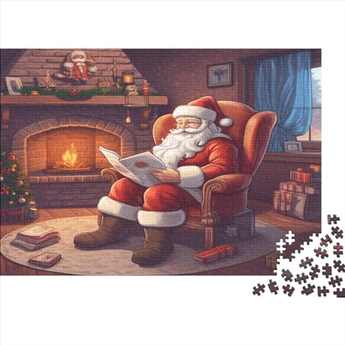 Weihnachtsmann-Puzzles 1000 Teile für Erwachsene Jigsaw Puzzles für Erwachsene 1000 Teile Puzzle Lernspiele von LOUSON