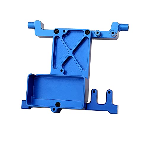 LOVBEE Axial SCX6 Aluminiumlegierung RC Auto Empfänger Elektronik Ausrüstung Box for AXI05000 1/6 RC Crawler Auto Upgrade Teile Zubehör (Color : Blue) von LOVBEE