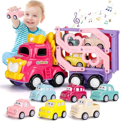 LOVE LIFE Kinderspielzeug Auto 2 Jahre Mädchen Jungen,7 in 1 Kleinkinder Transporter LKW Spielzeugfür Kinder mit Licht und Musik,Geschenk 3 4 5 6 Jahre LOVE LIFE Kinderspielzeug Auto 2 Jahre Mädchen Jungen,7 in 1 Kleinkinder Transporter LKW Spielzeugfür Kinder mit Licht und Musik,Geschenk 3 4 5 6 Jahre von LOVE LIFE