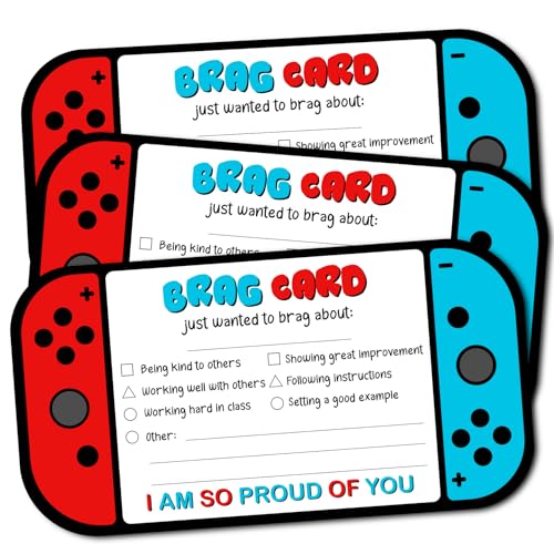 Positive Brag-Karte mit Videospiel-Thema, Lehrerpost für Grundschulklassenzimmer, Belohnungen für Schüler von LOVEDMORE