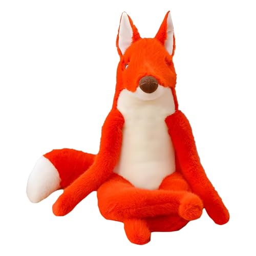 Fuchs Plüschtier, Fuchs Plüschtier | Entzückendes Fuchs Plüschtier - Süße Plüschtiere, Weiche Waldtiere Plüschpuppe für Mädchen und Jungen, Auto Deko e von LOVEMETOO