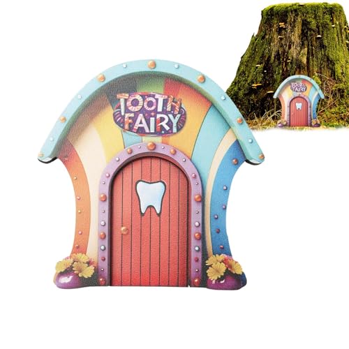 LOVEMETOO Miniatur-Tür, Feentür – GNOME-Tür aus Holz für Gärten, Feengartenzubehör, -Türdekoration, Gartenornamente für Garten, Hof, Terrasse LOVEMETOO Miniatur-Tür, Feentür – GNOME-Tür aus Holz für Gärten, Feengartenzubehör, -Türdekoration, Gartenornamente für Garten, Hof, Terrasse von LOVEMETOO
